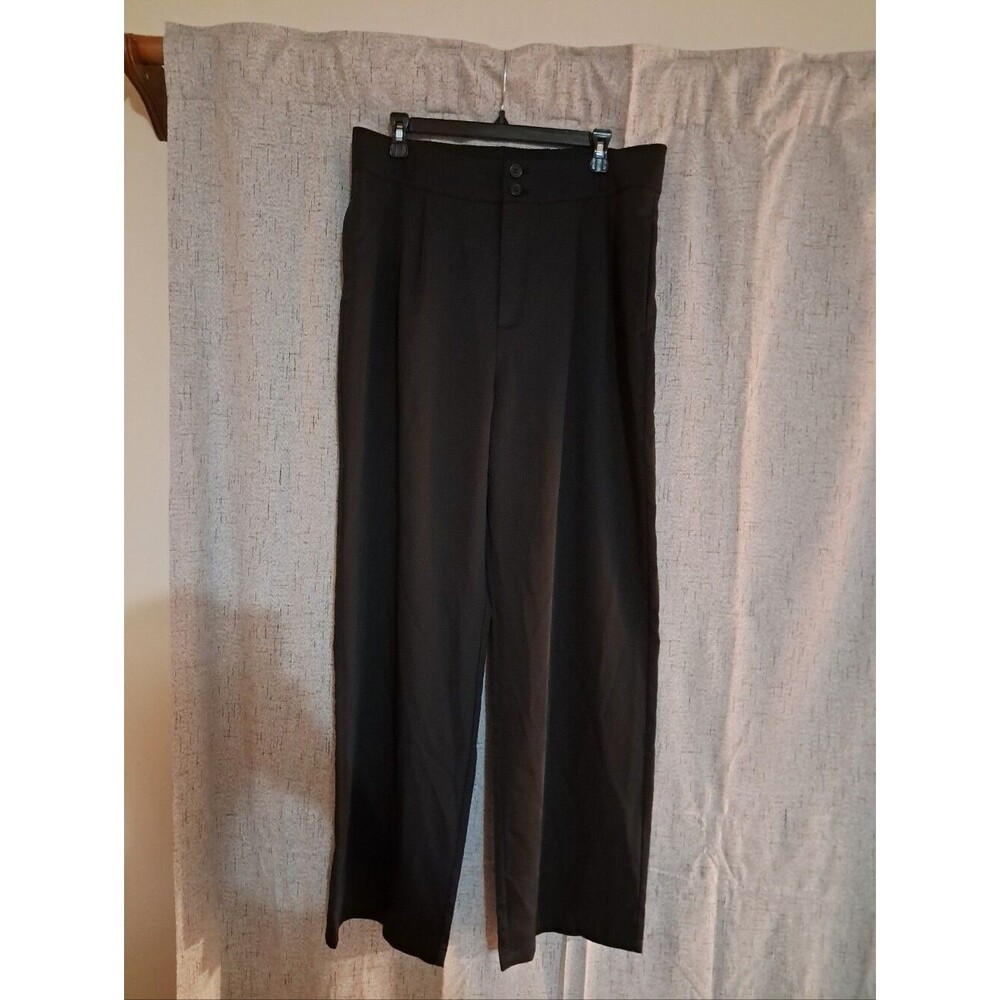 Halara Pants Trousers Women's XL Tall Wide Leg Double Button Career Office